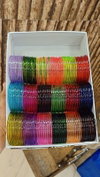 Trendy Crystal Glossy Glass Bangles Combo Set Suppliers In India